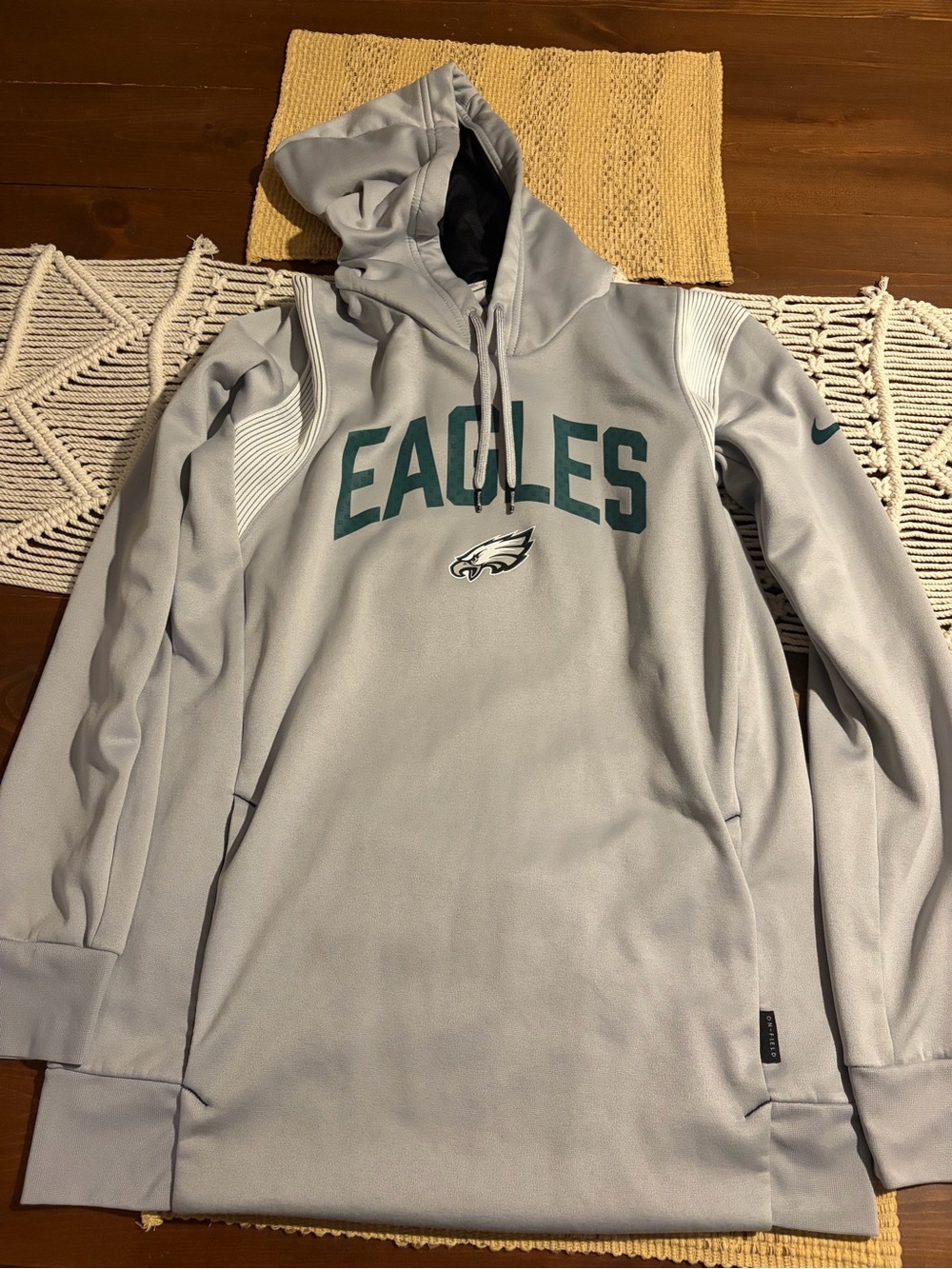 Nike Gray Philadelphia Eagles Sideline Hoodie Men’s